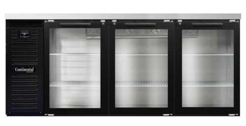 Continental BB79NGD Back Bar Cabinet, Refrigerated