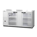 Hoshizaki BB69-G-S Back Bar Cabinet, Refrigerated