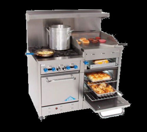 Comstock-Castle F3218-24B Range, 48" Restaurant, Gas