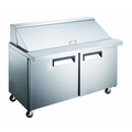 Admiral Craft GRSLM-2D Refrigerated Counter, Mega Top Sandwich / Salad Unit