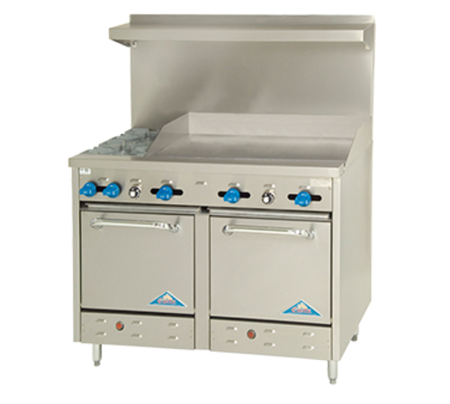 Comstock-Castle F3218-36 Range, 48" Restaurant, Gas