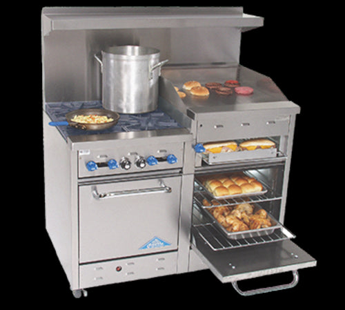 Comstock-Castle F3218-36B Range, 48" Restaurant, Gas