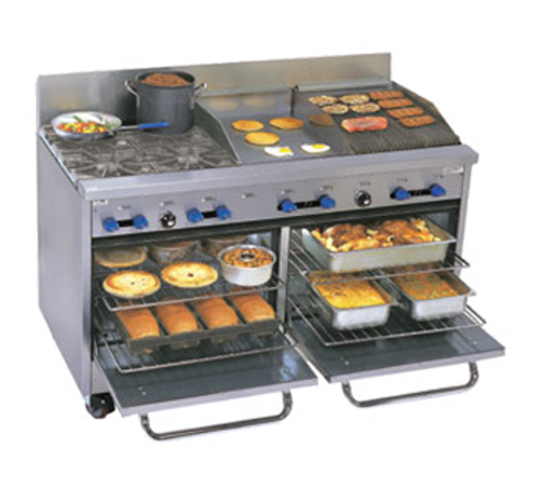 Comstock-Castle F3226-18-1.5RB Range, 60" Restaurant, Gas