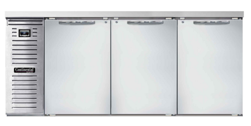 Continental BB79NSS Back Bar Cabinet, Refrigerated