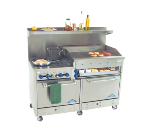 Comstock-Castle F3226-36B Range, 60" Restaurant, Gas