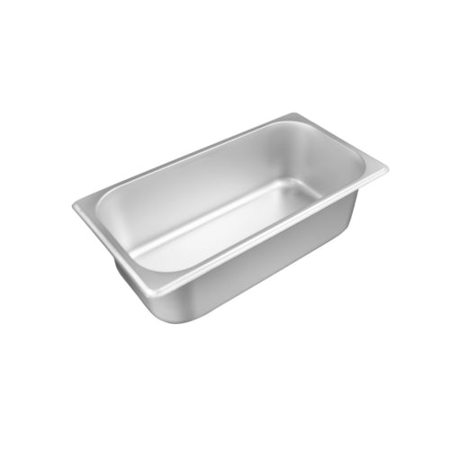 CAC STPT-S25-4 Steam Table Pan, Stainless Steel
