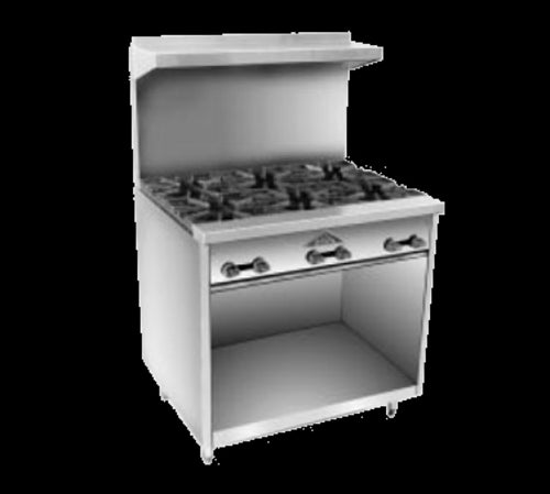 Comstock-Castle F33 Range, 36" Restaurant, Gas