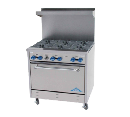 Comstock-Castle F330 Range, 36" Restaurant, Gas