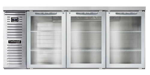 Continental BB79NSSGD Back Bar Cabinet, Refrigerated