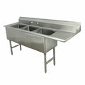 Advance Tabco FC-3-1818-18R Sink, (3) Three Compartment