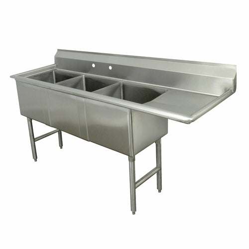 Advance Tabco FC-3-1515-15R Sink, (3) Three Compartment