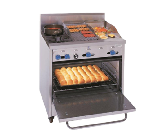 Comstock-Castle F330-12-1RB Range, 36" Restaurant, Gas