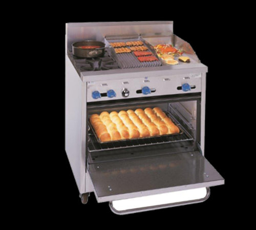 Comstock-Castle F330-12-1RB Range, 36" Restaurant, Gas