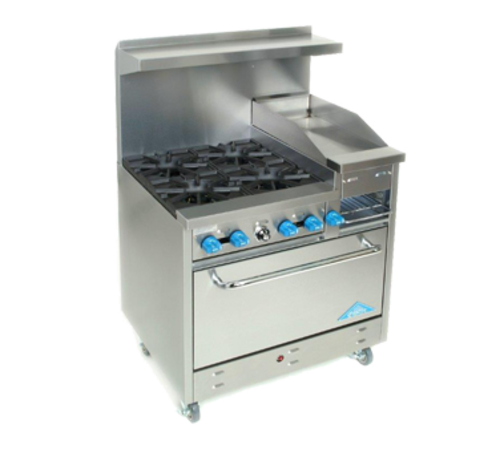 Comstock-Castle F330-12B Range, 36" Restaurant, Gas
