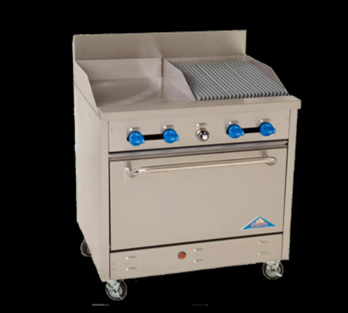 Comstock-Castle F330-18-1.5RB Range, 36" Restaurant, Gas