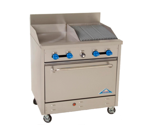 Comstock-Castle F330-18-1.5RB Range, 36" Restaurant, Gas