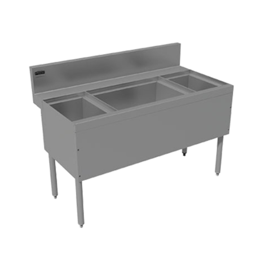 Advance Tabco PRC-24-60LR Underbar Ice Bin/Cocktail Station, Bottle Well Bin