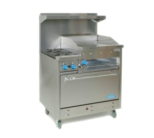 Comstock-Castle F330-24B Range, 36" Restaurant, Gas