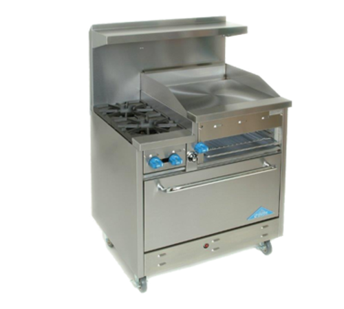 Comstock-Castle F330-36B Range, 36" Restaurant, Gas