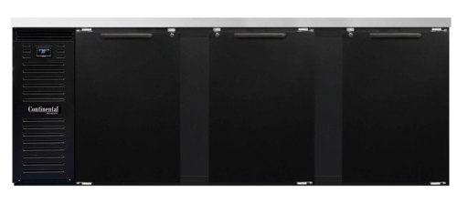 Continental BB90N Back Bar Cabinet, Refrigerated