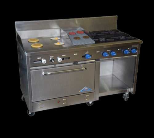 Comstock-Castle F33032-24-1RB Range, 60" Restaurant, Gas