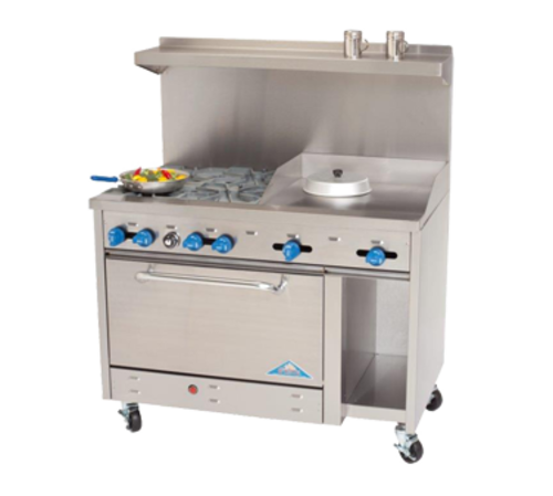 Comstock-Castle F3430-12 Range, 48" Restaurant, Gas
