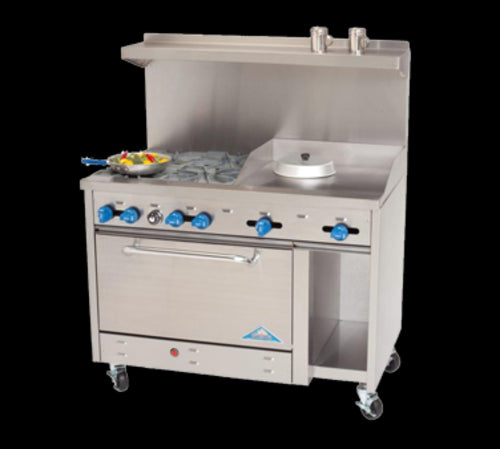 Comstock-Castle F3430-24 Range, 48" Restaurant, Gas