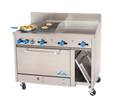 Comstock-Castle F3430-18-1.5RB Range, 48" Restaurant, Gas