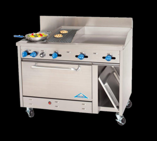 Comstock-Castle F3430-18-1.5RB Range, 48" Restaurant, Gas