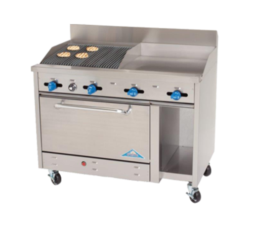 Comstock-Castle F3430-18-2.5RB Range, 48" Restaurant, Gas