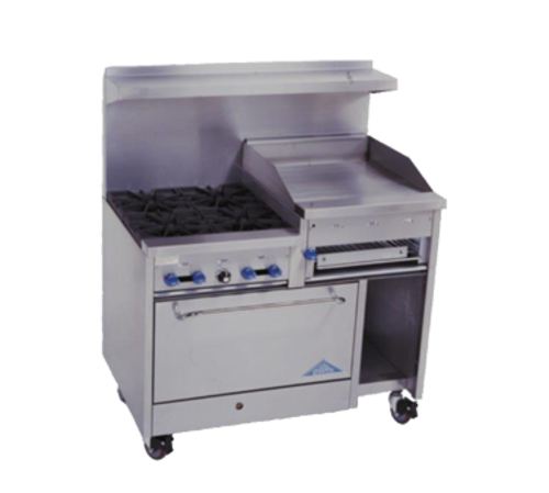 Comstock-Castle F3430-24B Range, 48" Restaurant, Gas