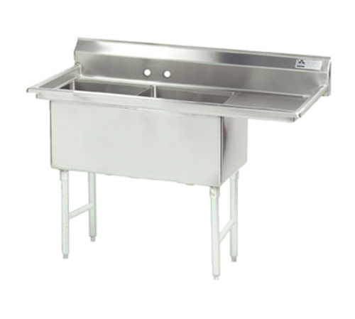 Advance Tabco FC-2-1620-18R-X Sink, (2) Two Compartment