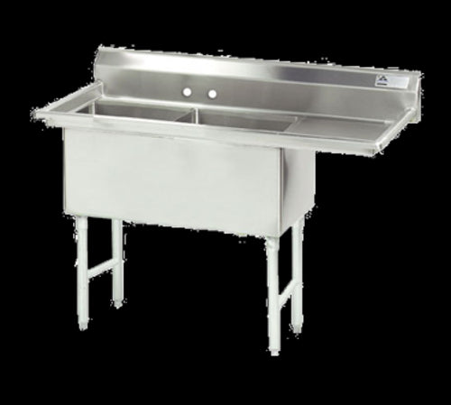 Advance Tabco FS-2-1524-24R Sink, (2) Two Compartment