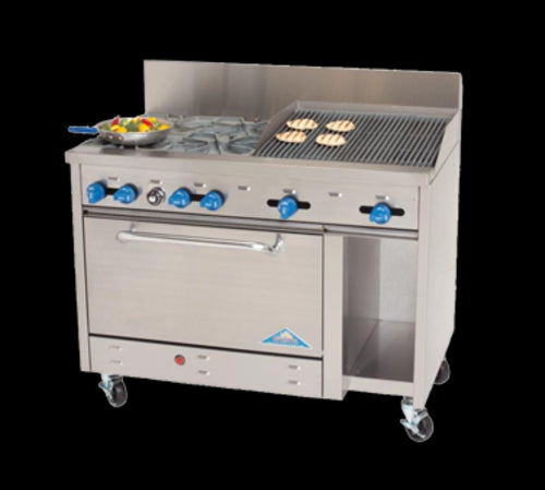 Comstock-Castle F3430-2RB Range, 48" Restaurant, Gas