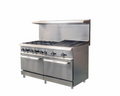MVP Group LLC IR-6B-24RB-60 LP Range, 60" Restaurant, Gas