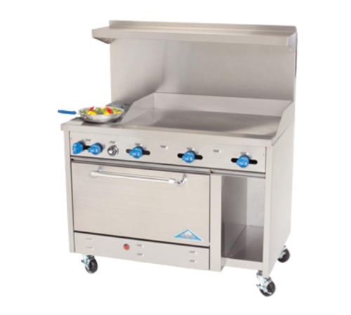 Comstock-Castle F3430-36 Range, 48" Restaurant, Gas