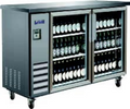MVP Group LLC IBB61-2G-24SS Back Bar Cabinet, Refrigerated