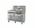 MVP Group LLC IR-6B-24RG-60 LP Range, 60" Restaurant, Gas
