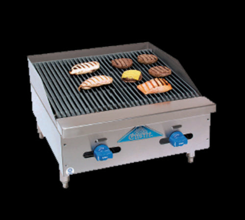 Comstock-Castle FHP24-2RB Charbroiler, Gas, Countertop