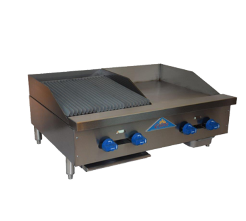 Comstock-Castle FHP36-18-1.5RB Griddle / Charbroiler, Gas, Countertop