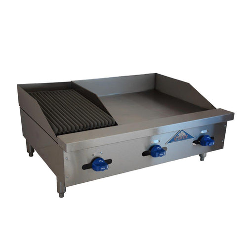 Comstock-Castle FHP36-24-1RB Griddle / Charbroiler, Gas, Countertop