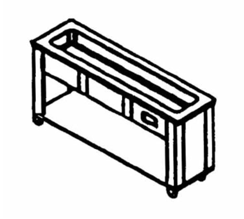 Piper Products/Servolift Eastern 3-CISL Serving Counter, Cold Food