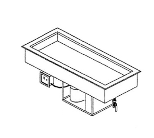 Piper Products/Servolift Eastern 6-CMDI Cold Food Well Unit, Drop-In, Refrigerated