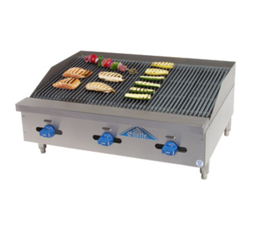 Comstock-Castle FHP36-3RB Charbroiler, Gas, Countertop