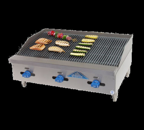 Comstock-Castle FHP36-3RB Charbroiler, Gas, Countertop