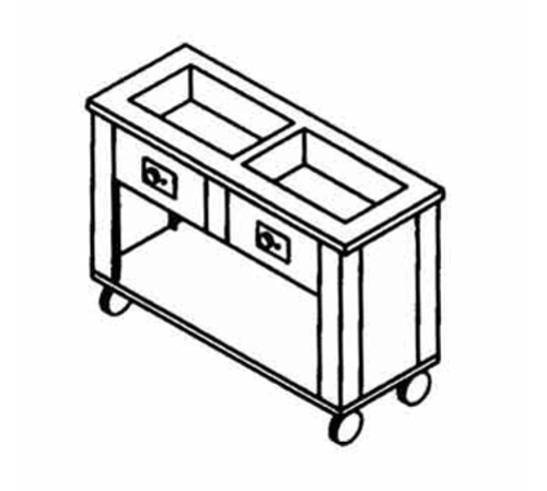 Piper Products/Servolift Eastern 3HFSL Serving Counter, Hot Food, Electric