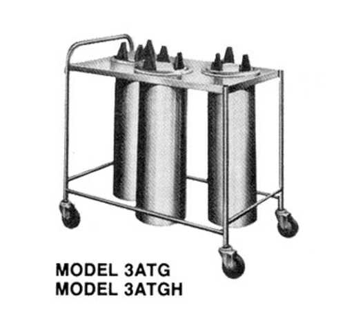 Piper Products/Servolift Eastern 3ATGH6 Dispenser, Plate Dish, Mobile