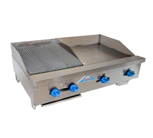 Comstock-Castle FHP42-24T-1.5RB Griddle / Charbroiler, Gas, Countertop