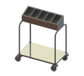 Piper Products/Servolift Eastern 715-1-A8 Flatware & Tray Cart