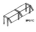 Piper Products/Servolift Eastern BPG1C-88 Sneeze Guard, Stationary